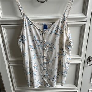 Old Navy Blue Floral Camisole